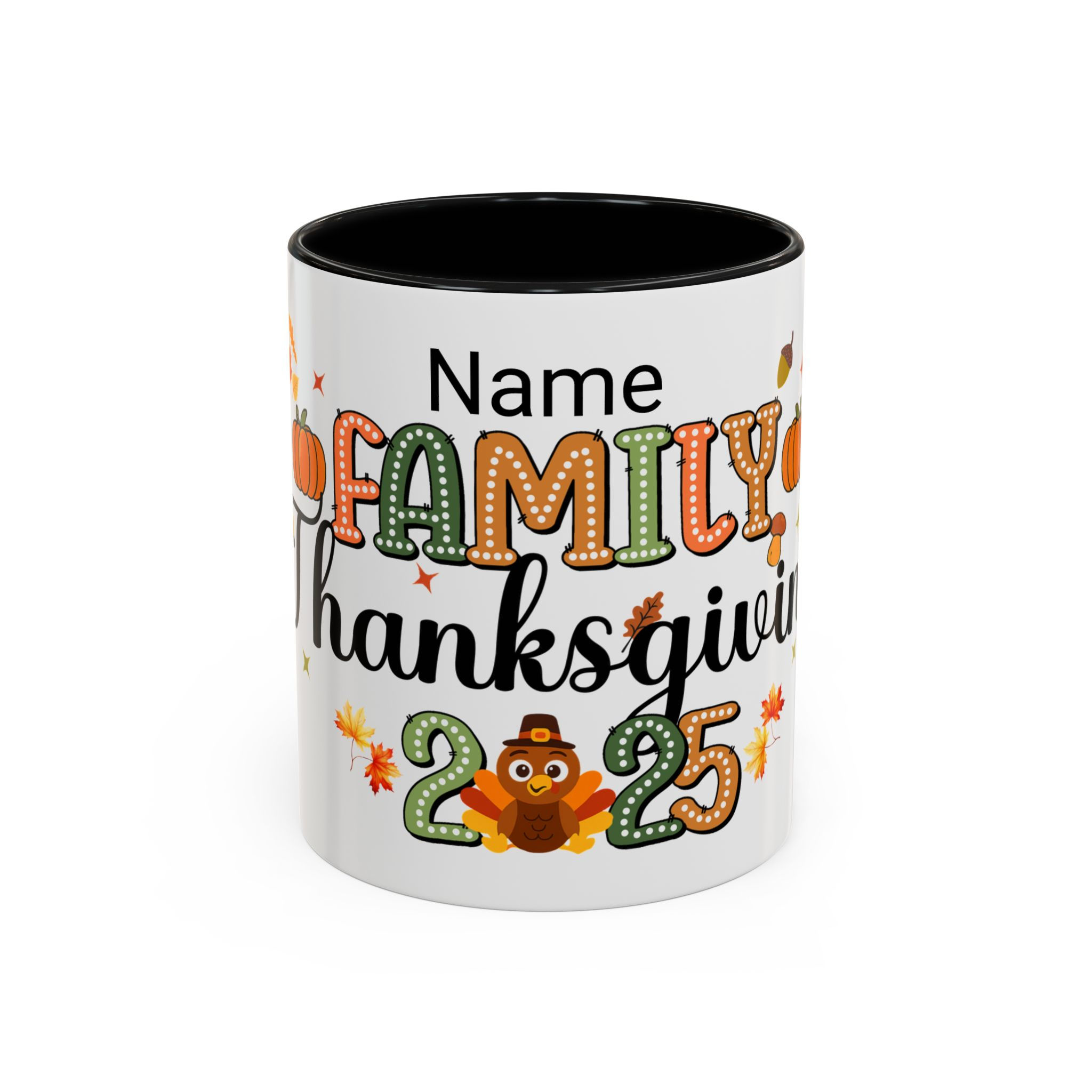 Personalized Thanksgiving Family Mug, Personalized Family Mug, Holiday Gift