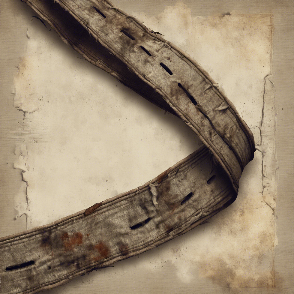 Decaying linen belt