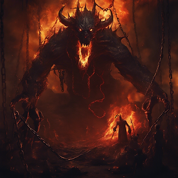Chained Demon in Hello