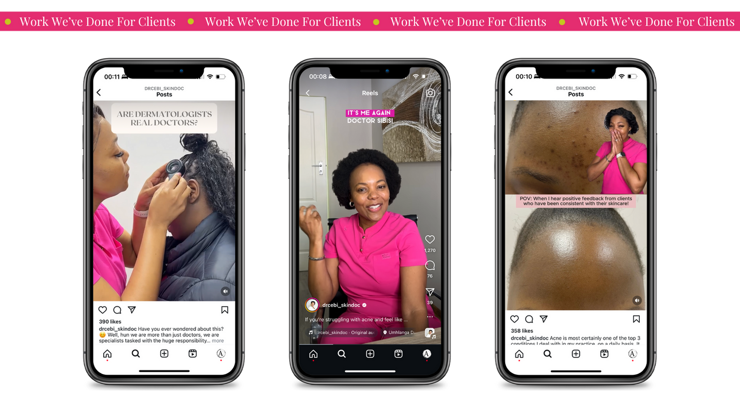 Social Media Management Client - Dr Cebi Dermatology