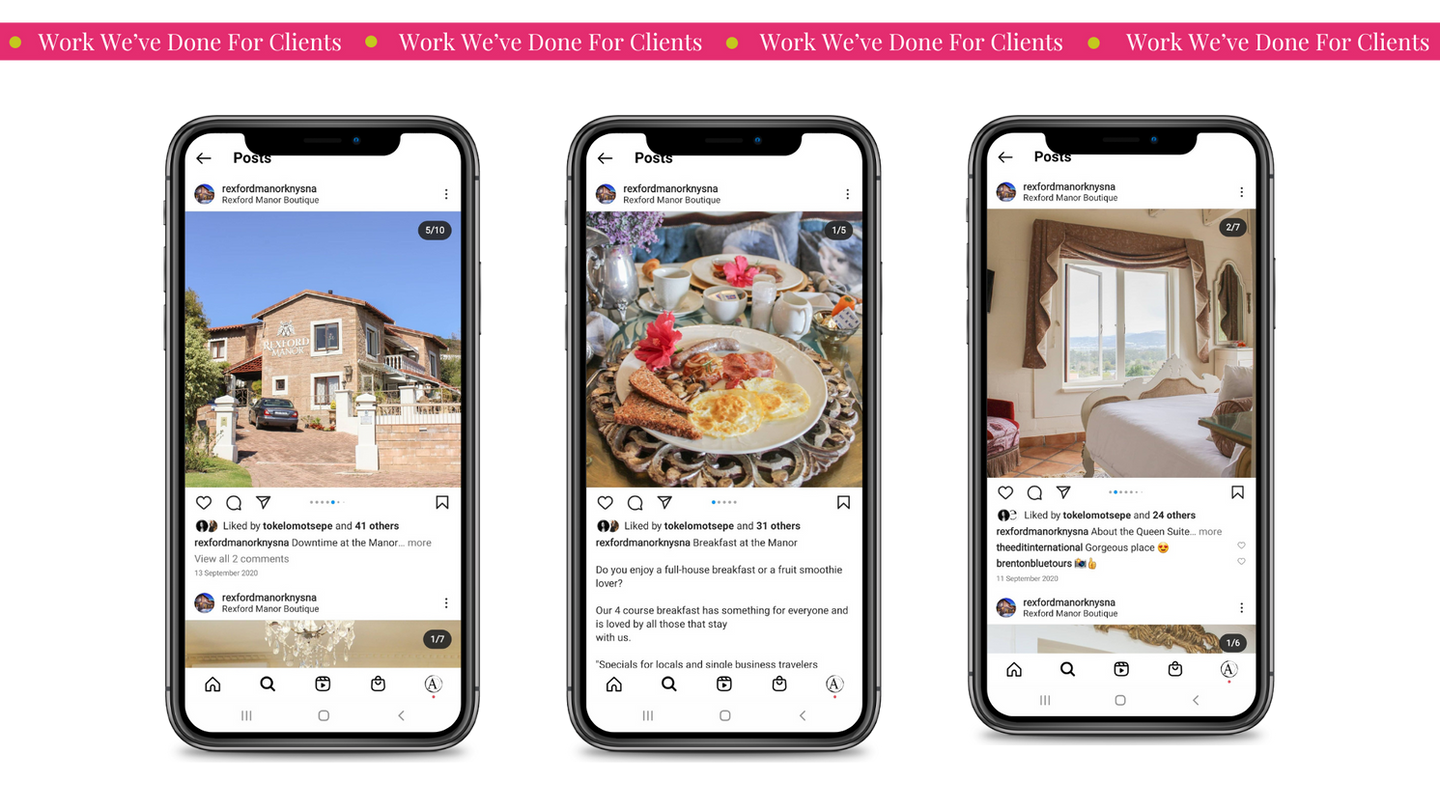 Previous Content Creation Client - Rexford Hotel in Knysna