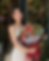 Girl holding Spring Embrace Floral Bouquet