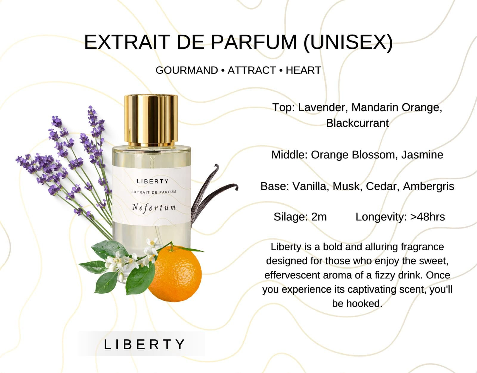 Nefertum Fragrances Extrait De Parfum - Liberty