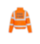 Orange Hi-Vis Bomber Jacket