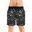 Thumbnail: Spooky Classics Mid-Length Swim Shorts - Black and White