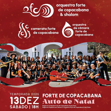 Orquestra Forte de Copacabana e Shalom apresenta auto de Natal