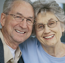 Les grands-parents heureux