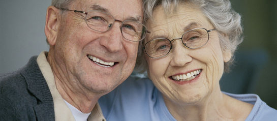 elderly couple