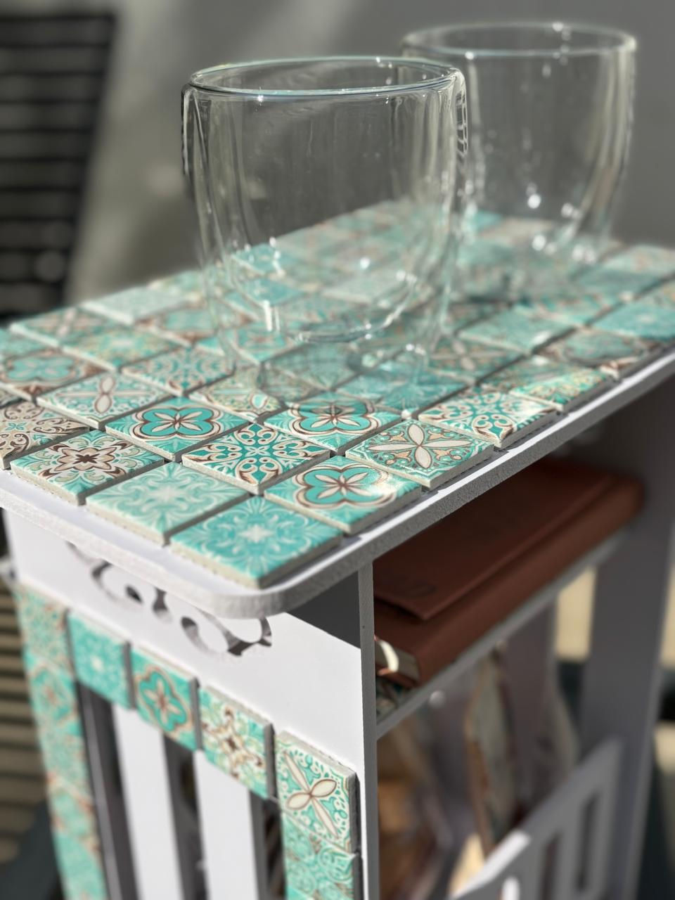Thumbnail: Small Mosaic Side Table