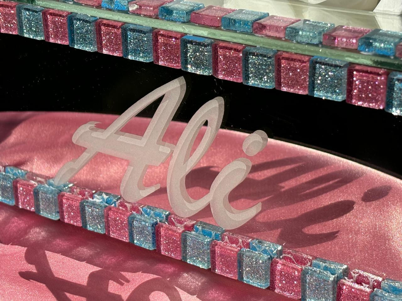 Mosaic Mirror Tissue Box