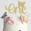 Thumbnail: Gold Butterfly "One" Cake Topper 1st Birthday Party Decoration