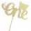 Thumbnail: Gold Butterfly "One" Cake Topper 1st Birthday Party Decoration