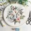 Thumbnail: Embroidery Kit for Beginners and Adults, Floral and Lettering Design (Y)