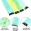 Thumbnail: 18 Pcs Glow In The Dark Hair Extensions 20 Inch Clip In Colored Hair Extension