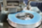 Blue capsule medicine pill production line, Industrial pharmaceutical concept..jpg