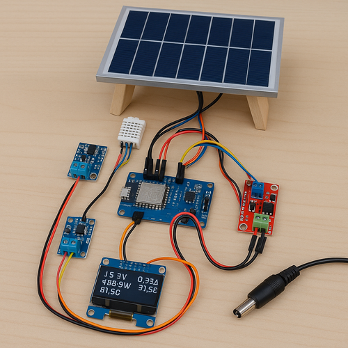 Modul Solar Panel Iot Buy IoT Based Solar Power Monitoring System