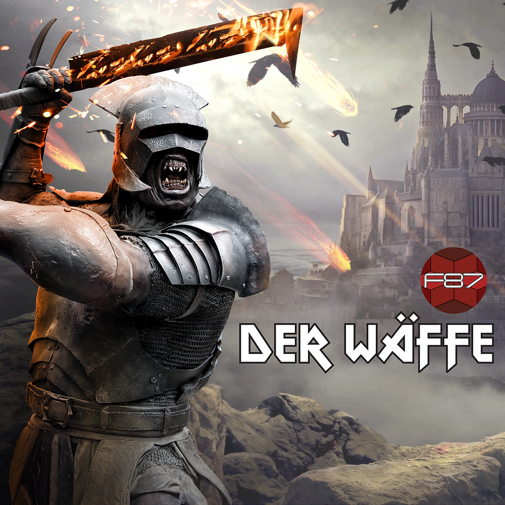 F87 studio album artwork from the single release Der Waffe.