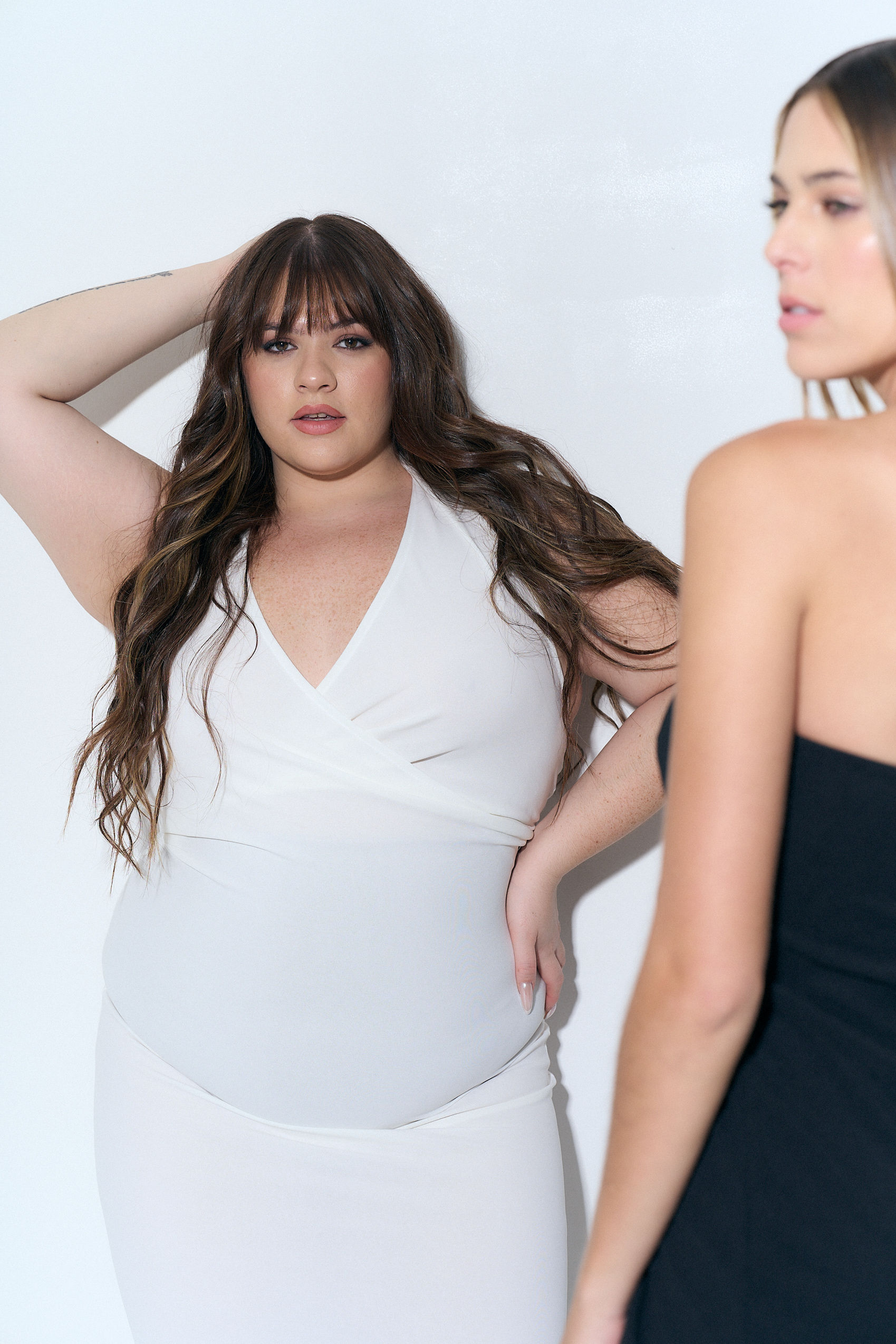 Vestido Cruzado Crepe