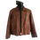 Thumbnail: Men's Brown Leather Jacket XXL front