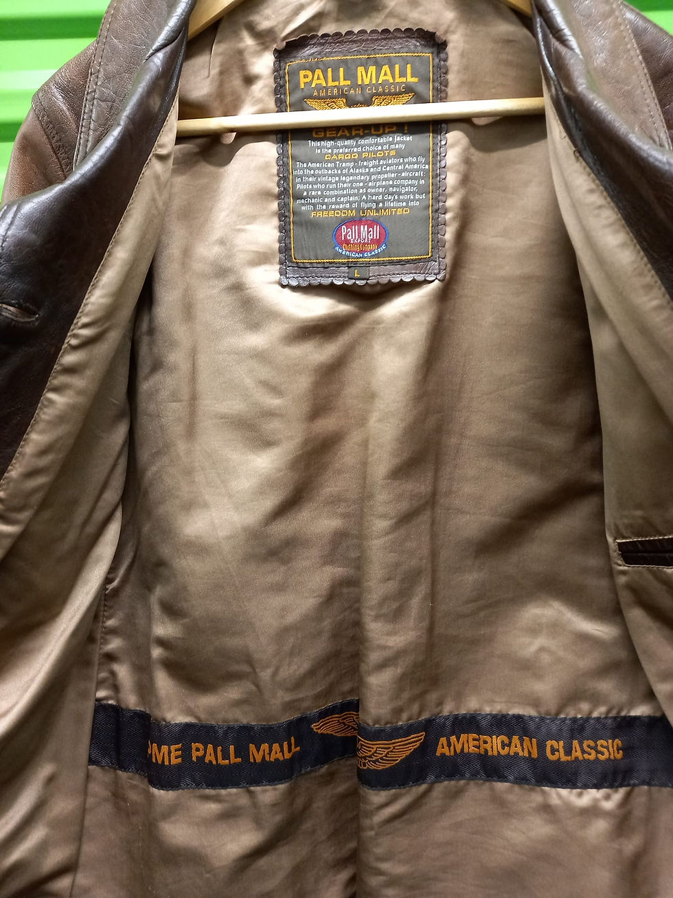 Thumbnail: men brown leather blazer style jacket