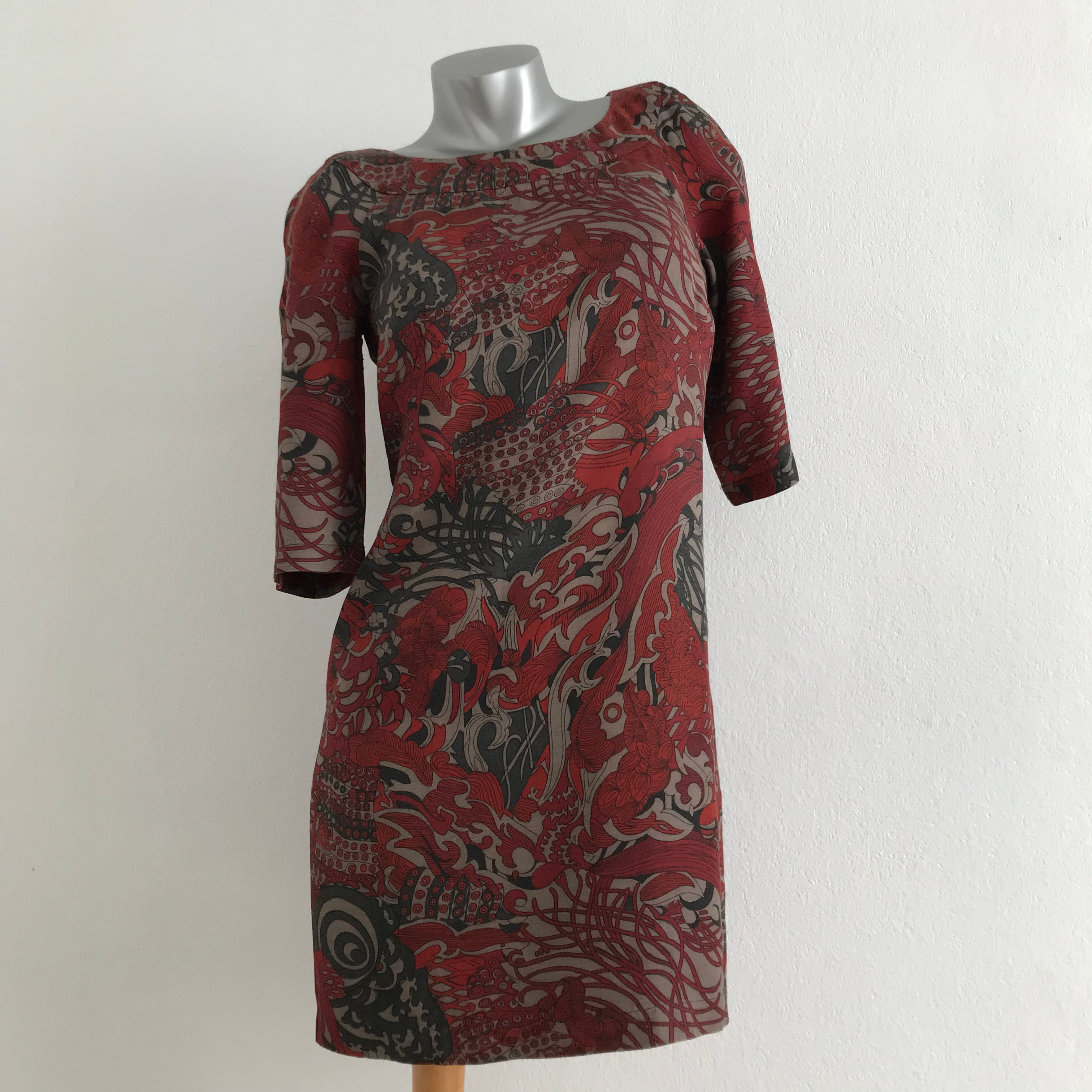 Retro Style Multicoloured Dress