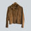 Thumbnail: Light Brown Suede Jacket Retro Style