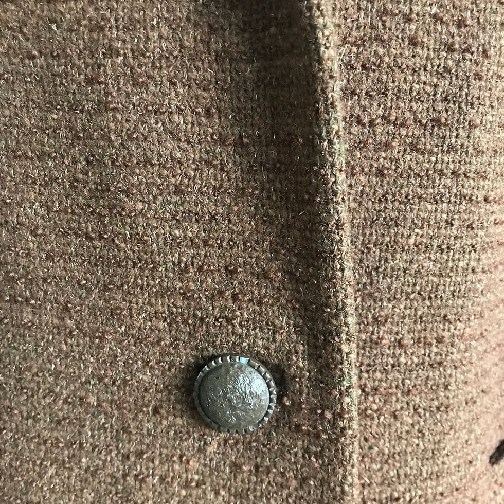 Thumbnail: Women's  Brown Wool Coat With Fur Collar