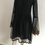 Thumbnail: Black Embroidered Long Sleeve Dress
