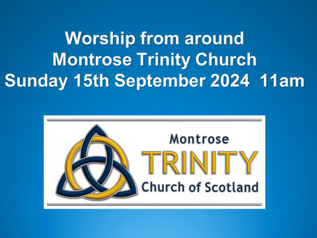 Services for Sunday 15th September