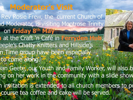 Special Visitor to Montrose Trinity Church on Friday 8th May 2026