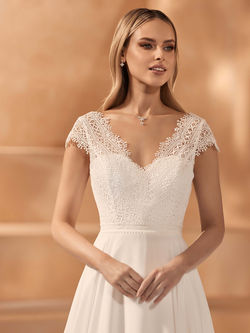 Boho Brautkleid Sena, A-Linie