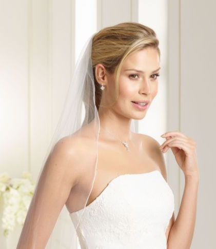 Schleier mit kurbelkante