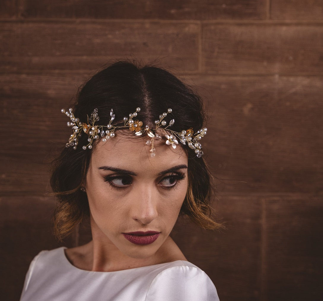 Kopfschmuck Blumenranke