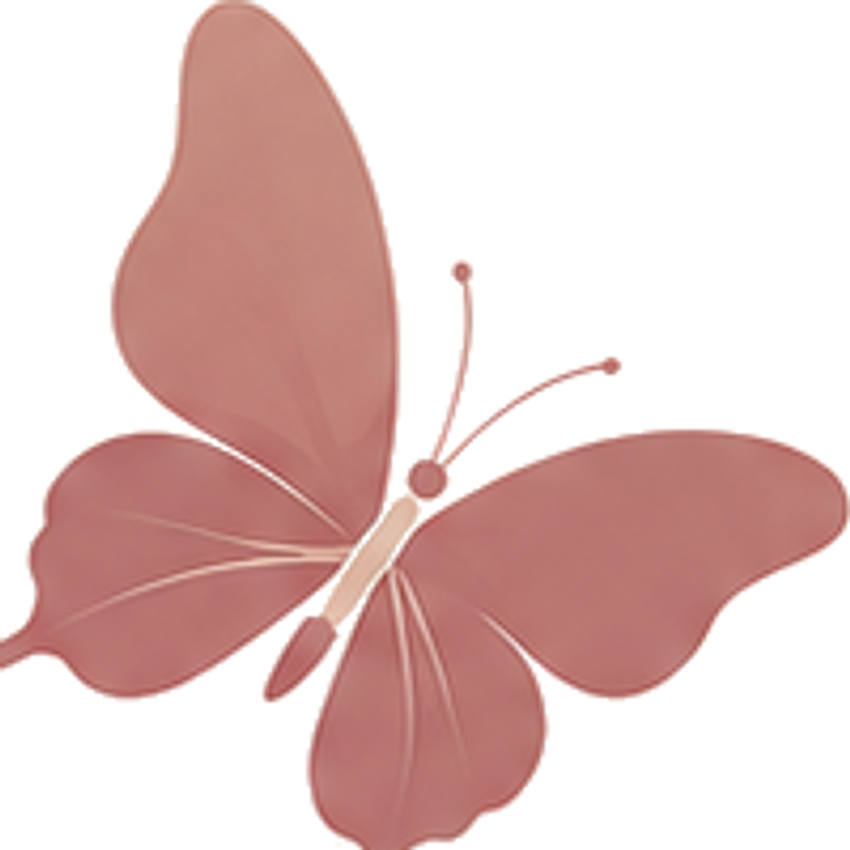 Borboleta Rosa Logo Karen