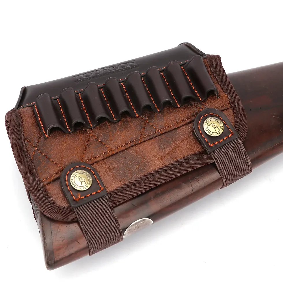 Thumbnail: Gun Buttstock Cheek Rest Rifle Cartridges .308win .30-06 .30-30 Ammo Holder