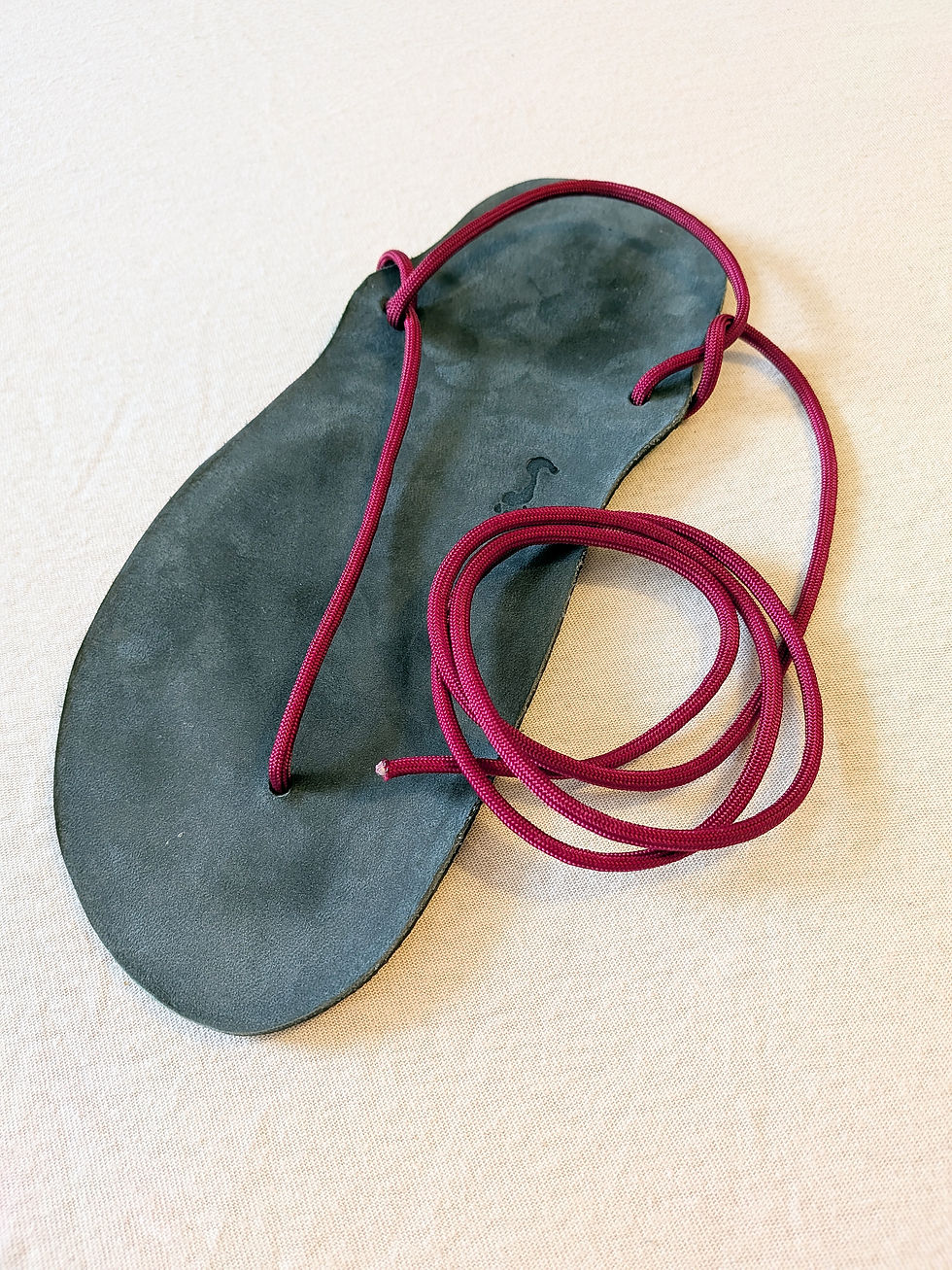 Thumbnail: Geniale Sandale Organic Leather Coal