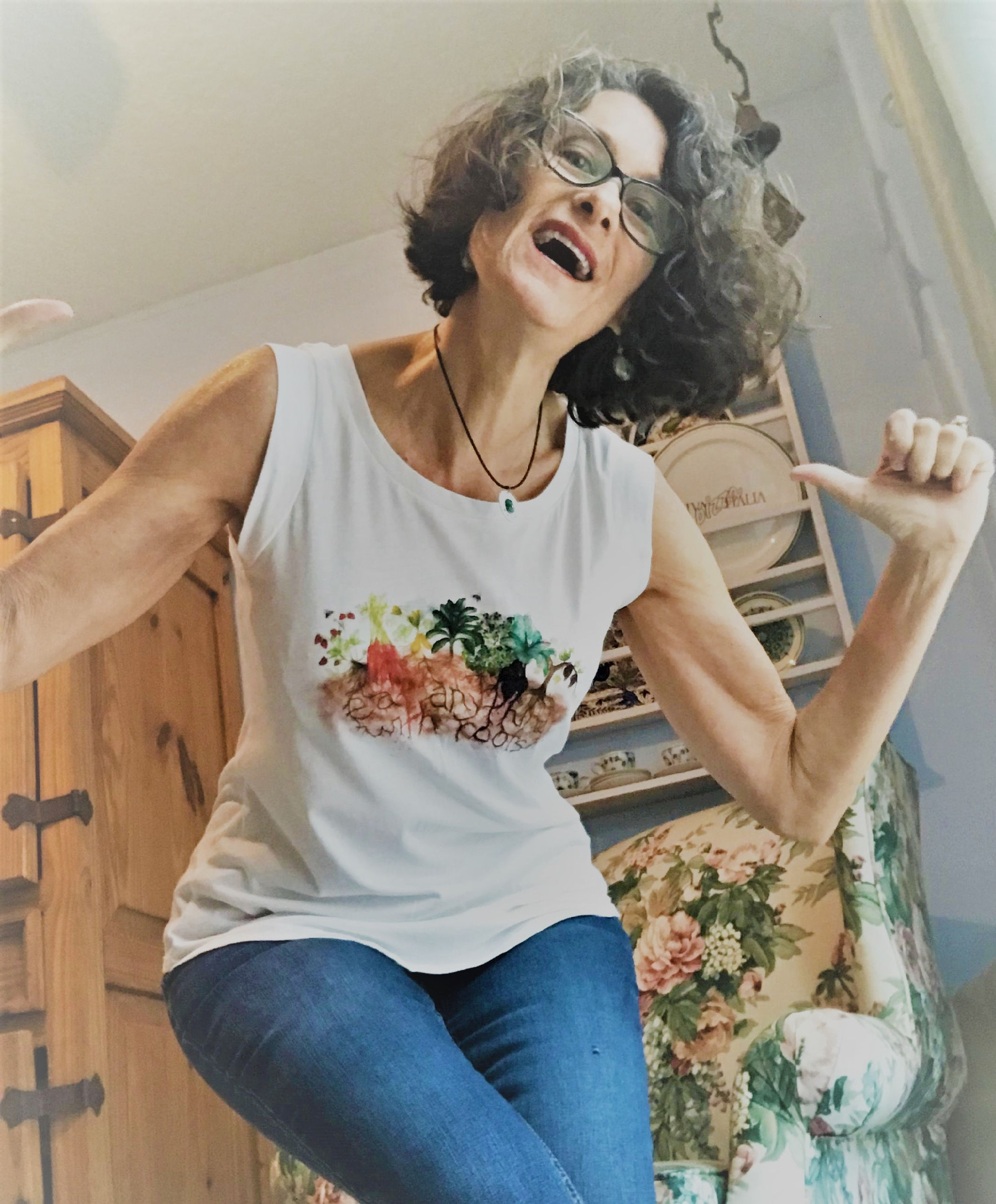 Eat Anything With Roots Vegan Tank