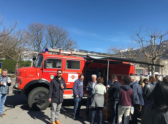 Feuerwehrauto OLGA aus BUCHS SG