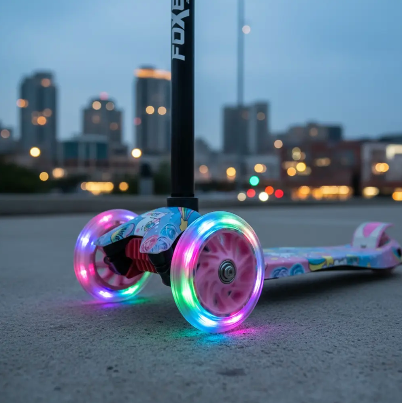 Miniatura: Monopatin Patineta Scooter Para Niño Y Niña Ruedas Con Luces
