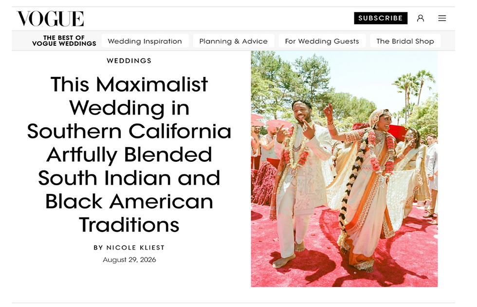 We Executed the Wedding Vogue Just Called One of the Best Fusion Celebrations of the Year