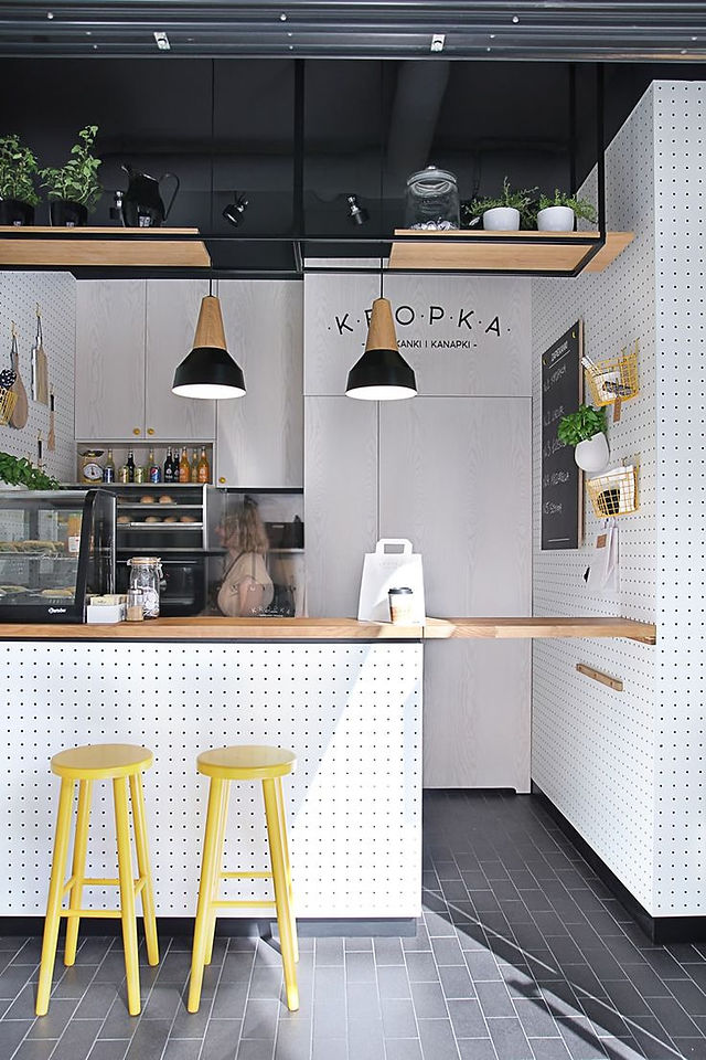 techo negro cocina