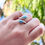 Thumbnail: Pisces Larimar Ring