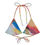 Thumbnail: Colorful abstract triangle bikini top