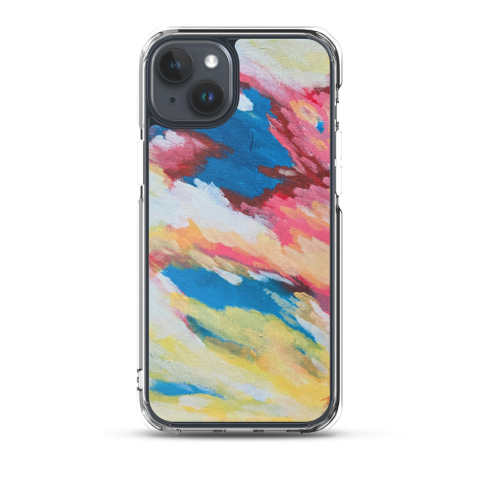 Thumbnail: Colorful abstract art iPhone case