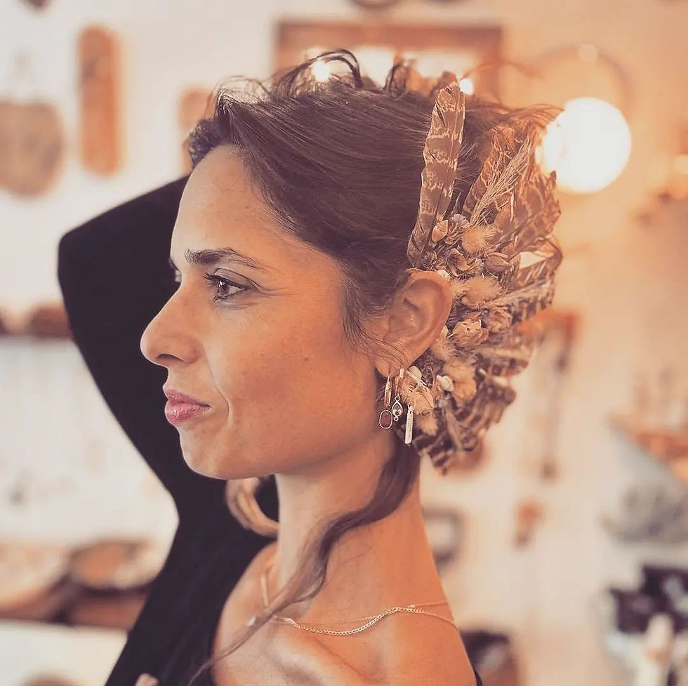 Thumbnail: תכשיט נוצות ופרחים