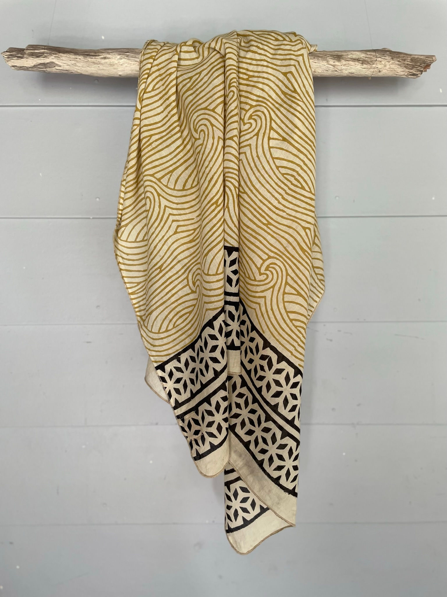 Leher Hand Block Print Sarong