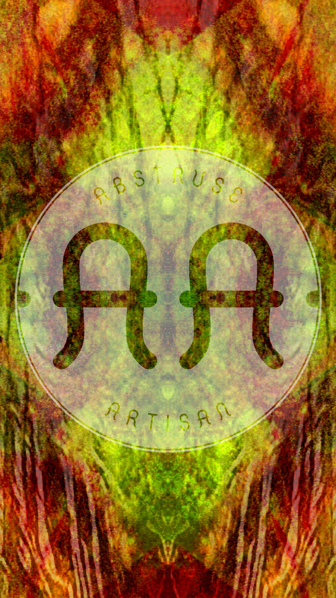 Geometric Lizard Vertical Wallpaper 2