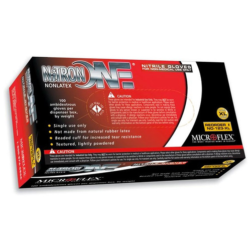 Microflex NitronOne Nitrile Gloves Fox Safety