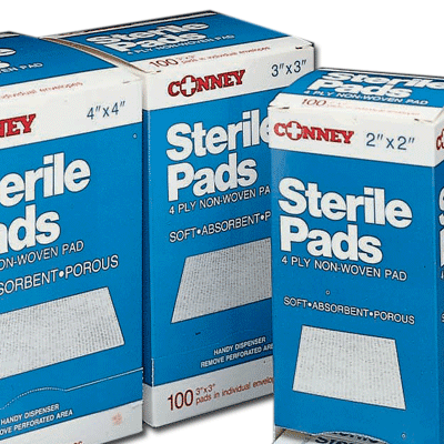 BA069 3X3″ Sterile Gauze Pad