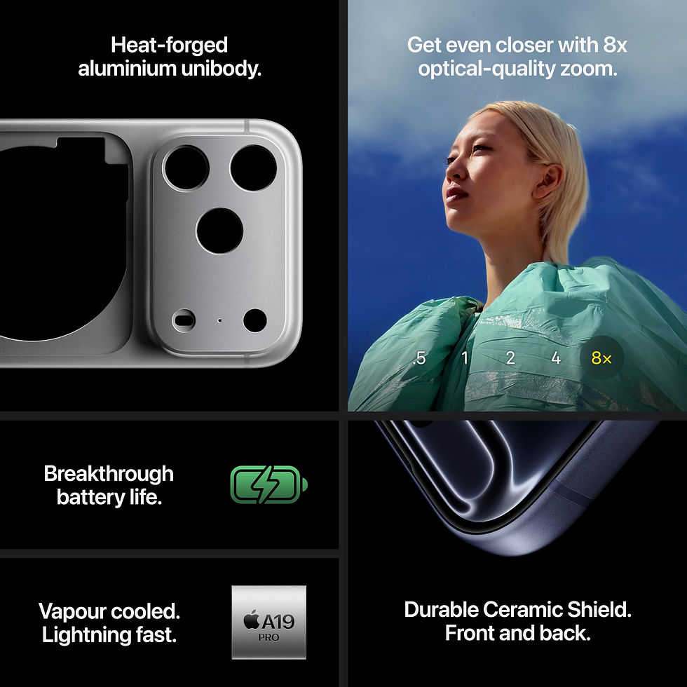 Thumbnail: Apple iPhone 17 Pro Max 256 GB: 6.9-inch Display with ProMotion, A19 Pro Chip...